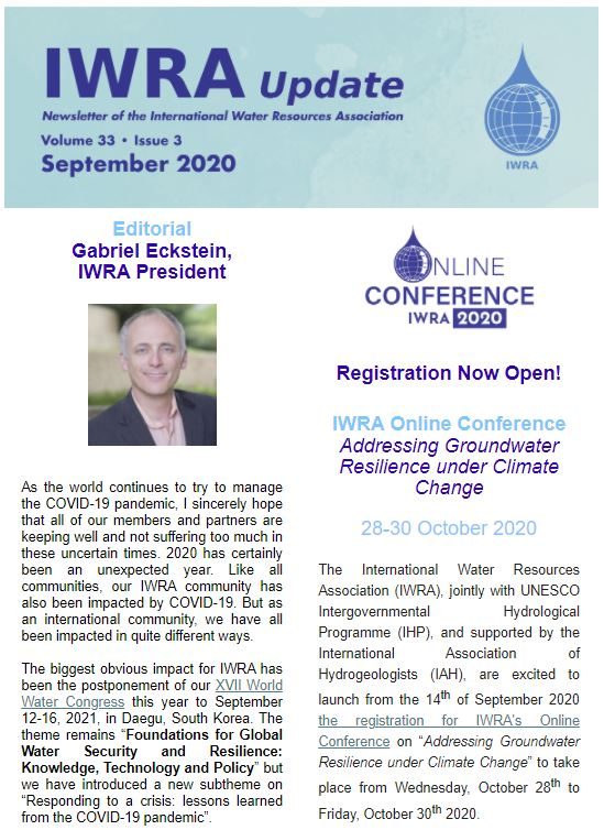 IWRA Update, September 2020