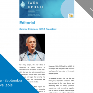 Read now! IWRA Update – September 2021