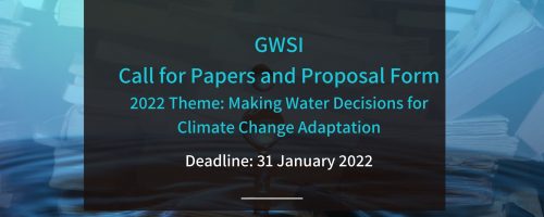 Call for  Papers and Proposal Form: Global Water Security Issues (GWSI)