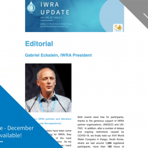 Read now! IWRA Update – December 2021