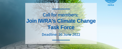 Join IWRA’s Climate Change Task Force❗️