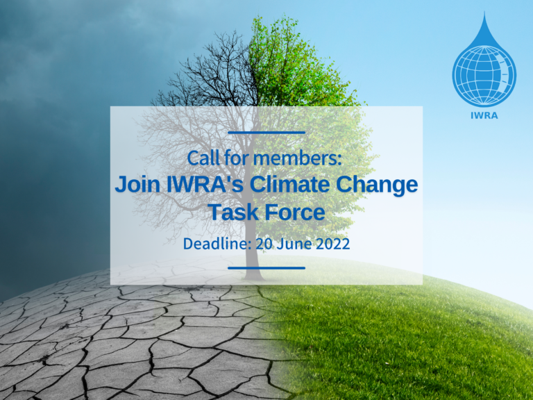 Join IWRA’s Climate Change Task Force❗️
