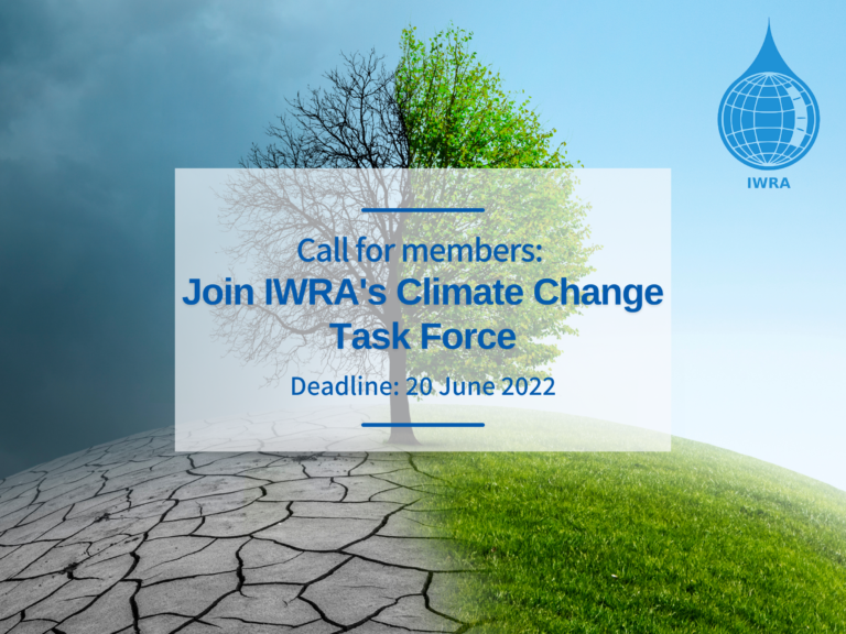 Join IWRA’s Climate Change Task Force❗️