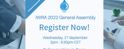 Register now: IWRA General Assembly 2022