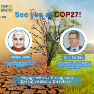 Join IWRA Sessions and Contributions at COP27! (6 Nov – 18 Nov)￼