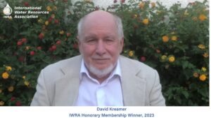 David Kreamer, IWRA Honorary Membership Winner, 2023