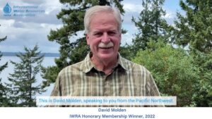 David Molden, IWRA Honorary Membership Winner, 2022