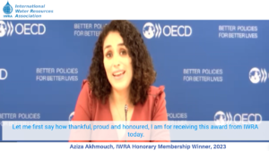 Aziza Akhmouch, IWRA Honorary Membership Winner, 2023