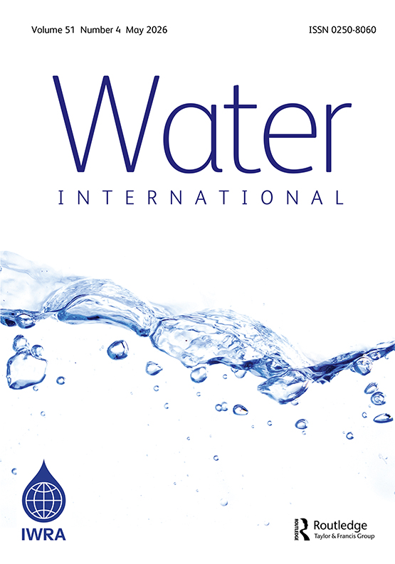 Water International cover Volume 51 Issue 4